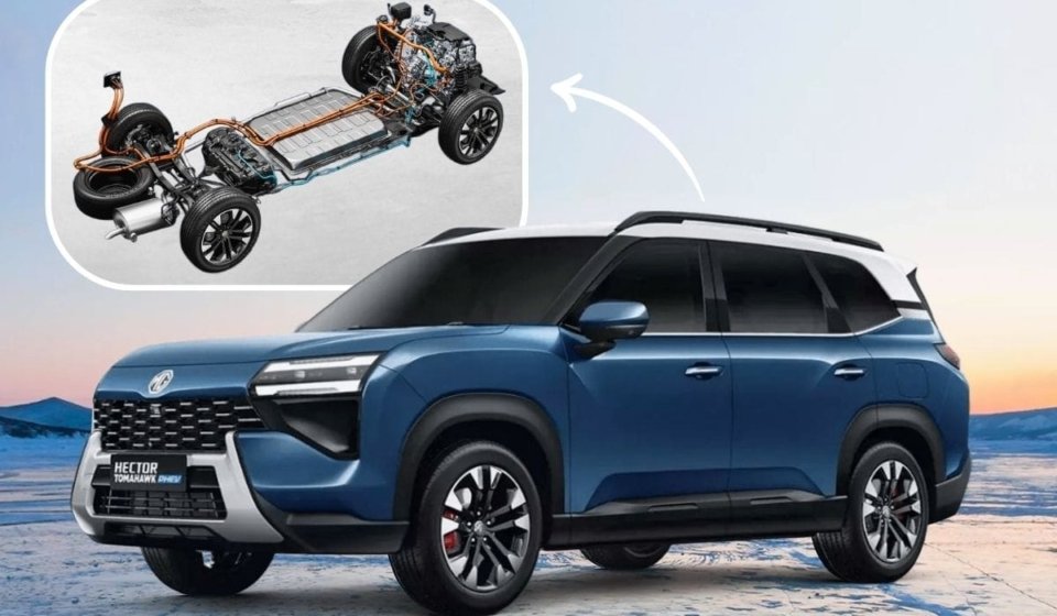 MG Hector Tomahawk PHEV powertrain explained