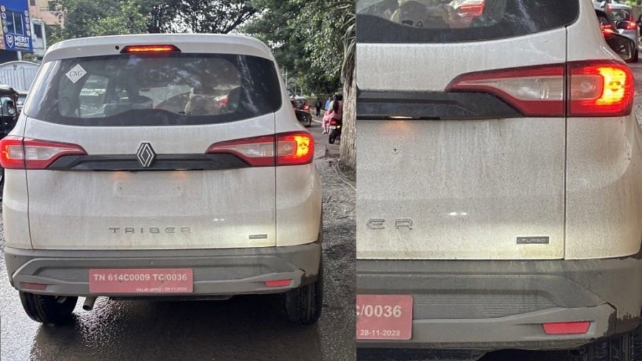 Renault Triber Turbo CNG Spotted Testing, Could Get Twin-Cylinder Setup