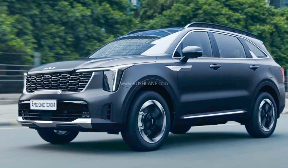 Kia Sorento Variant List Leaks – Diesel, Hybrid, AWD, 9 Colours, 6s, 7s, Black Line
